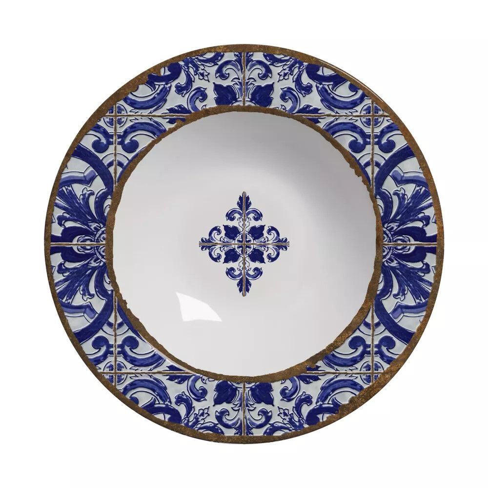 Plato Hondo Coimbra Set x 6 pzas.