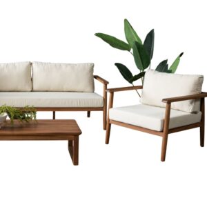 Juego Sillon Exterior + Mesa Ratona Asti