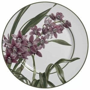 Plato Principal Orquidea Set x 6 pzas.