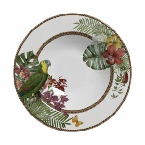 Plato Hondo Trópicos Set x6 pzas.