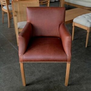 Sillon Vintage Tradicional  Cuero Vacuno (Outlet)