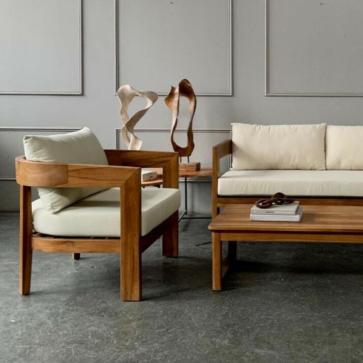 Juego Sillon Exterior + Mesa Ratona Trieste