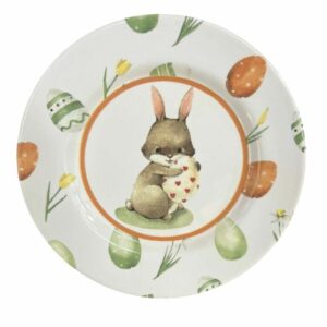 Plato Postre Follow the bunny Set x 6 pzas.