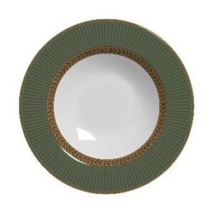 Plato Hondo Celebrate Verde Set x 6 pzas.