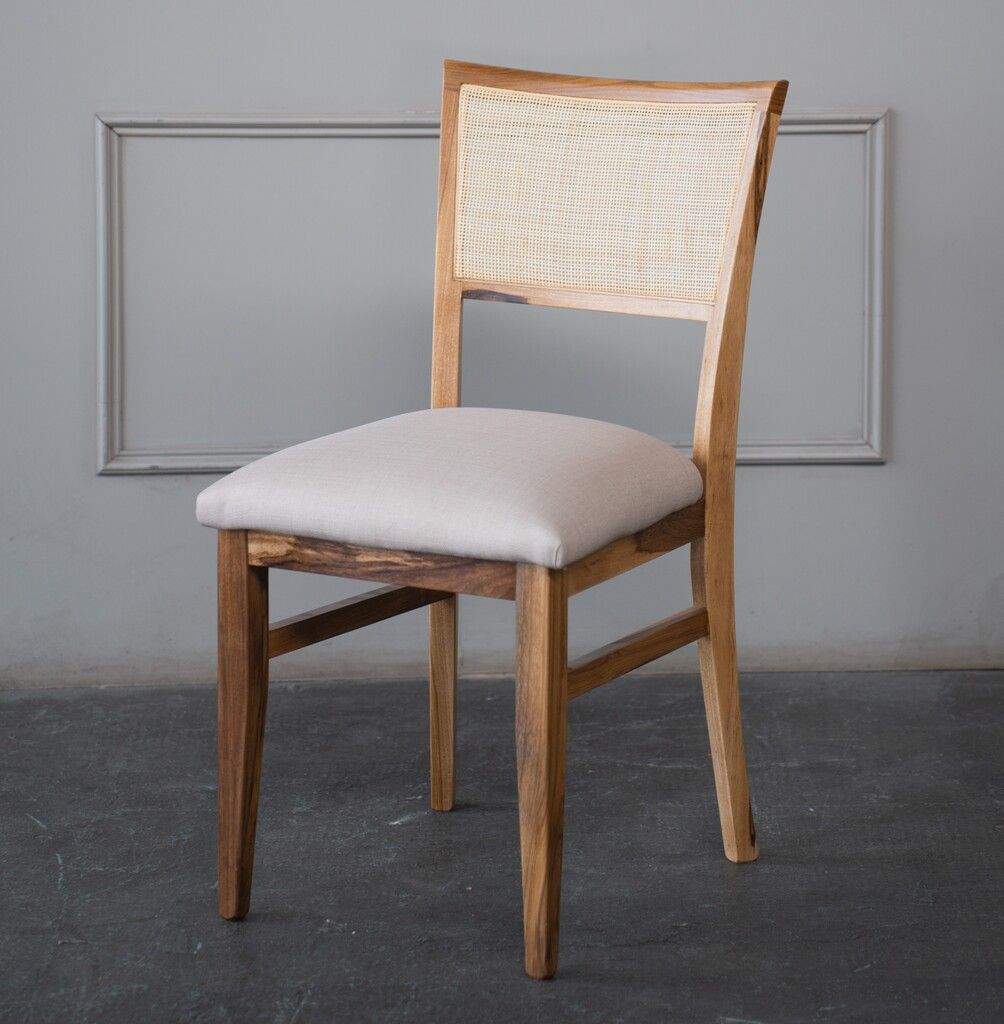 Silla Palermo Esterilla Petiribi - Lino - Pana - Simil Cuero * - Imagen 2
