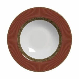 Plato Hondo Celebrate Rojo Set x6 pzas.