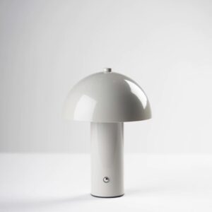 Lampara LED Inhalambrica Hongo Greige