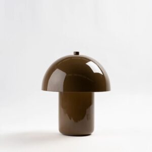 Lampara de Mesa Hongo Chocolate