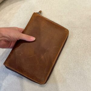 Porta documentos familiar cuero