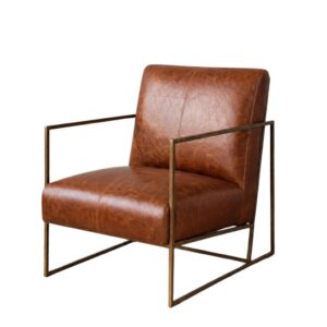 Sillon Cortona Cuero/Tela