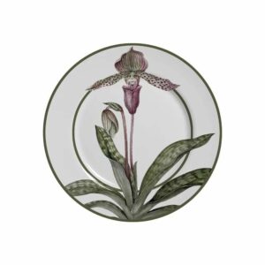 Plato Postre Orquidea Set x6 pzas