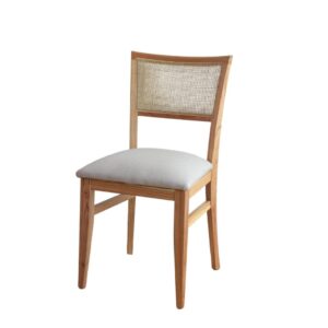 Silla Palermo Esterilla Paraiso - Lino - Pana - Simil Cuero *